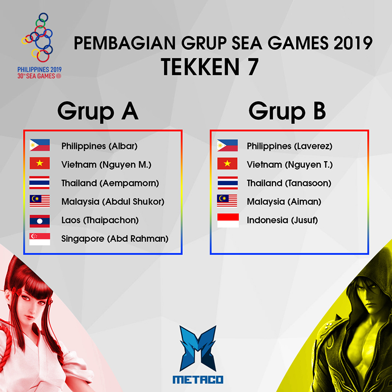 pembagian-grup-sea-games-2019-tekken7