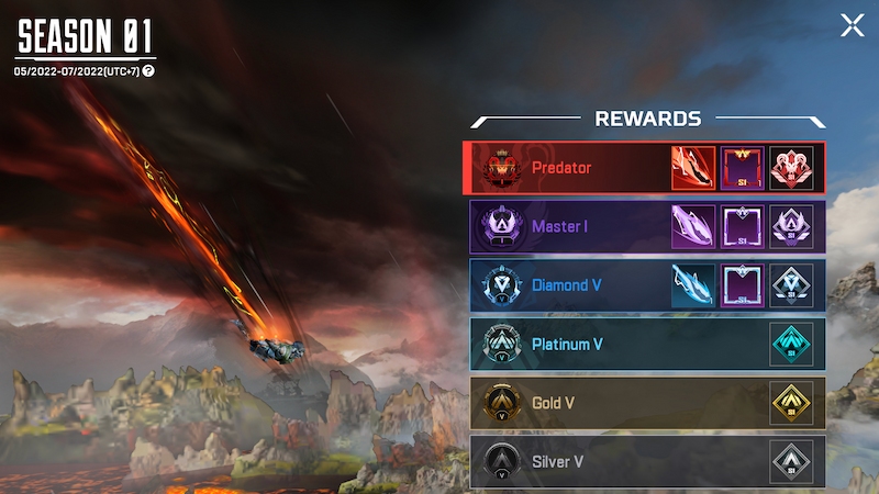 Rewards rank Apex Legends Mobile