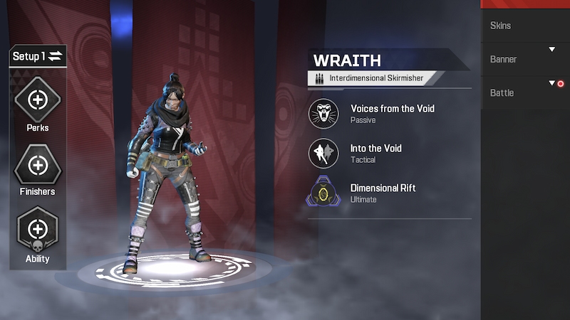 Panduan bermain Wraith