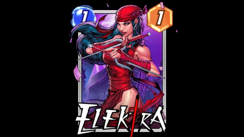 Kartu counter Marvel Snap - Elektra