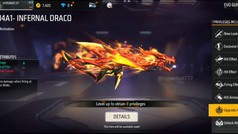 m4a1 infernal draco