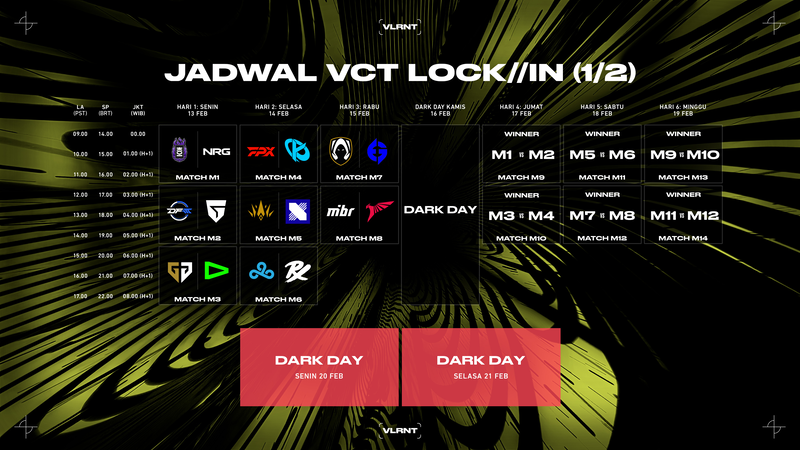 Jadwal VCT LOCK//IN 