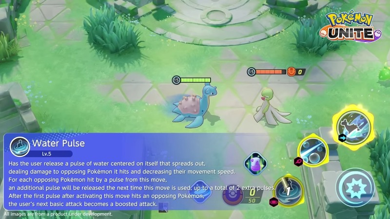 Skill 1 Lapras di Pokemon UNITE