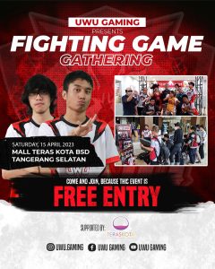 uwu-gaming-adakan-fighting-game-gathering-15-april-2023-poster