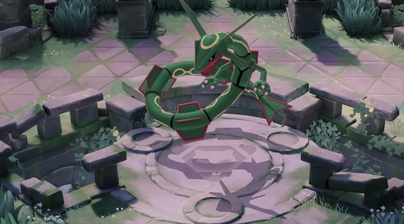 Rayquaza di Pokemon UNITE