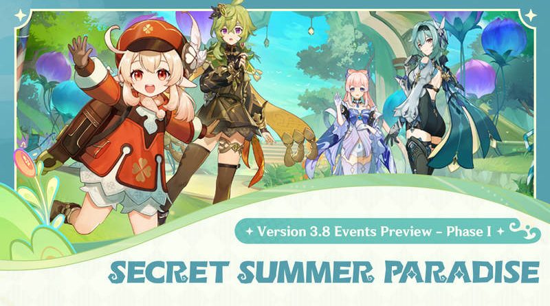 event summer genshin impact 3.8