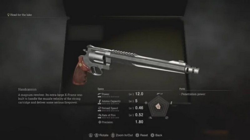 handcannon resident evil 4 remake