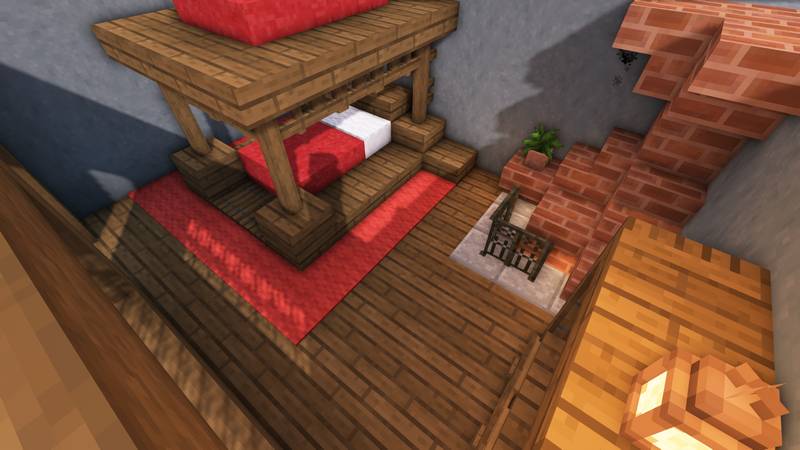 tempat tidur minecraft