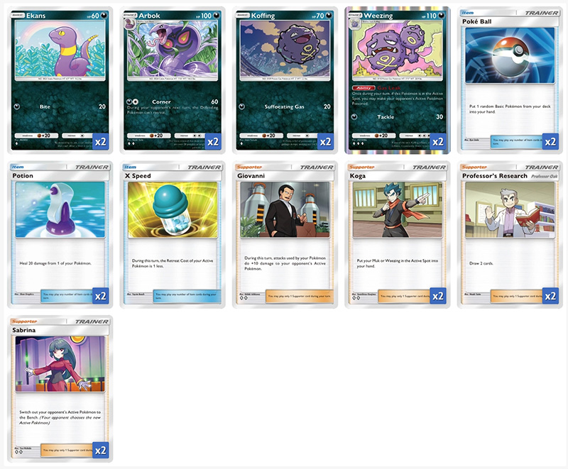 panduan-deck-pokemon-tcg-pocket-arbok-list